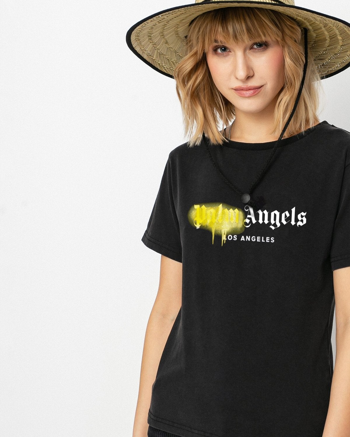 Camiseta palm angels discount negra