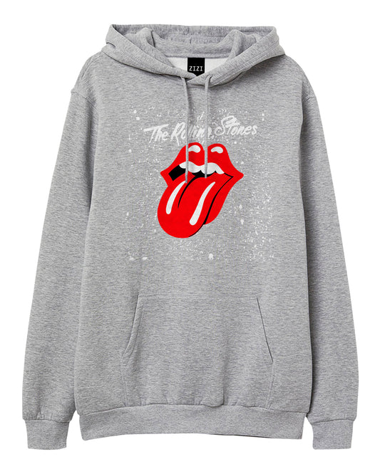 HOODIE GRIS ROLLING STONES