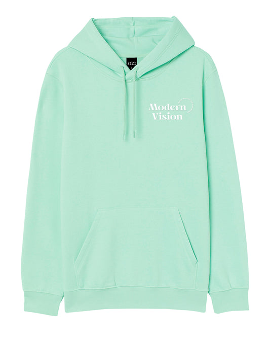 HOODIE VERDE AGUA MODERN VISION