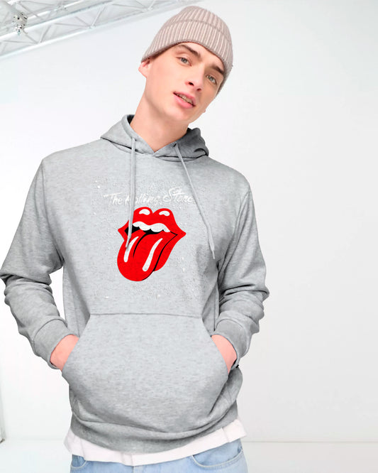 HOODIE GRIS ROLLING STONES