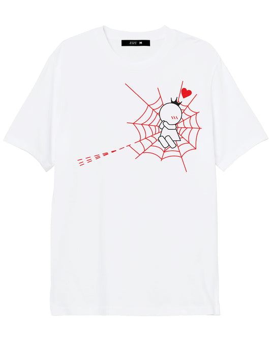 CAMISETA BLANCA TELARAÑA