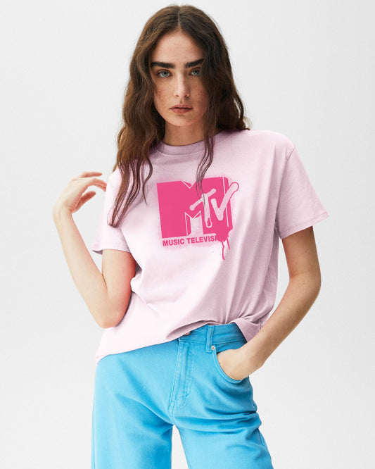 CAMISETA ROSA MTV