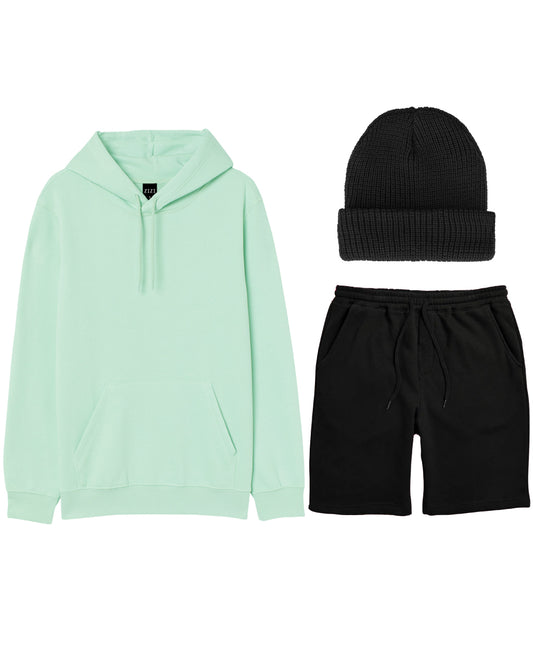 CONJUNTO STYLE (SUDADERA + SHORT + GORRO)