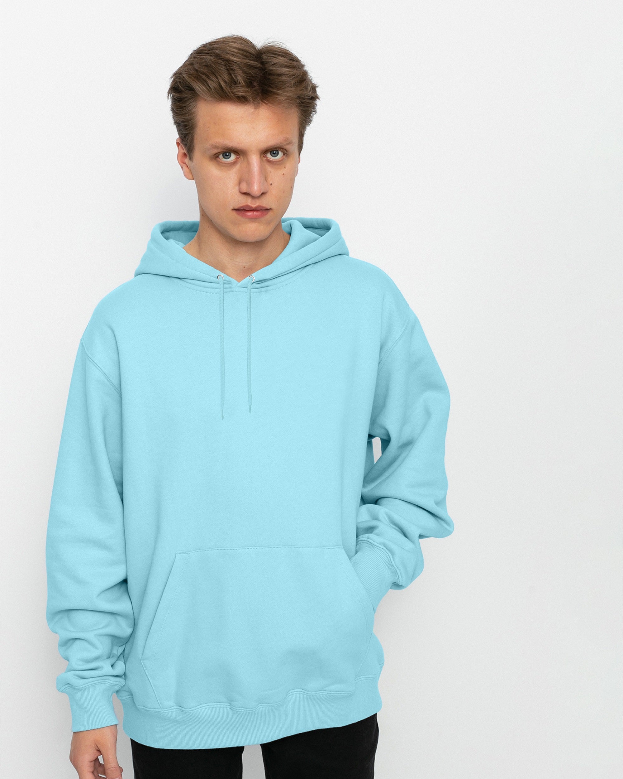 Sudadera azul celeste discount hombre