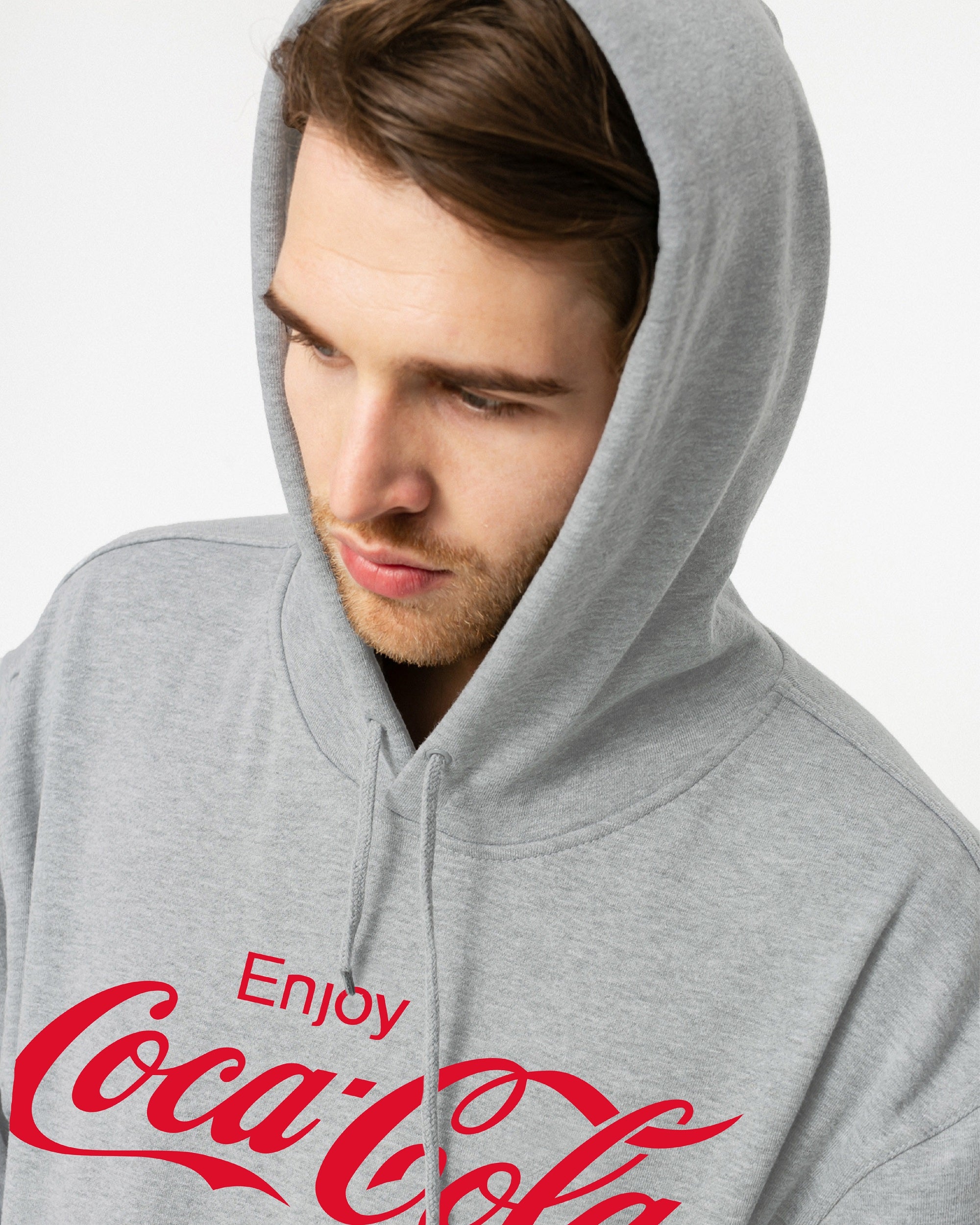 SUDADERA COCA COLA GRIS