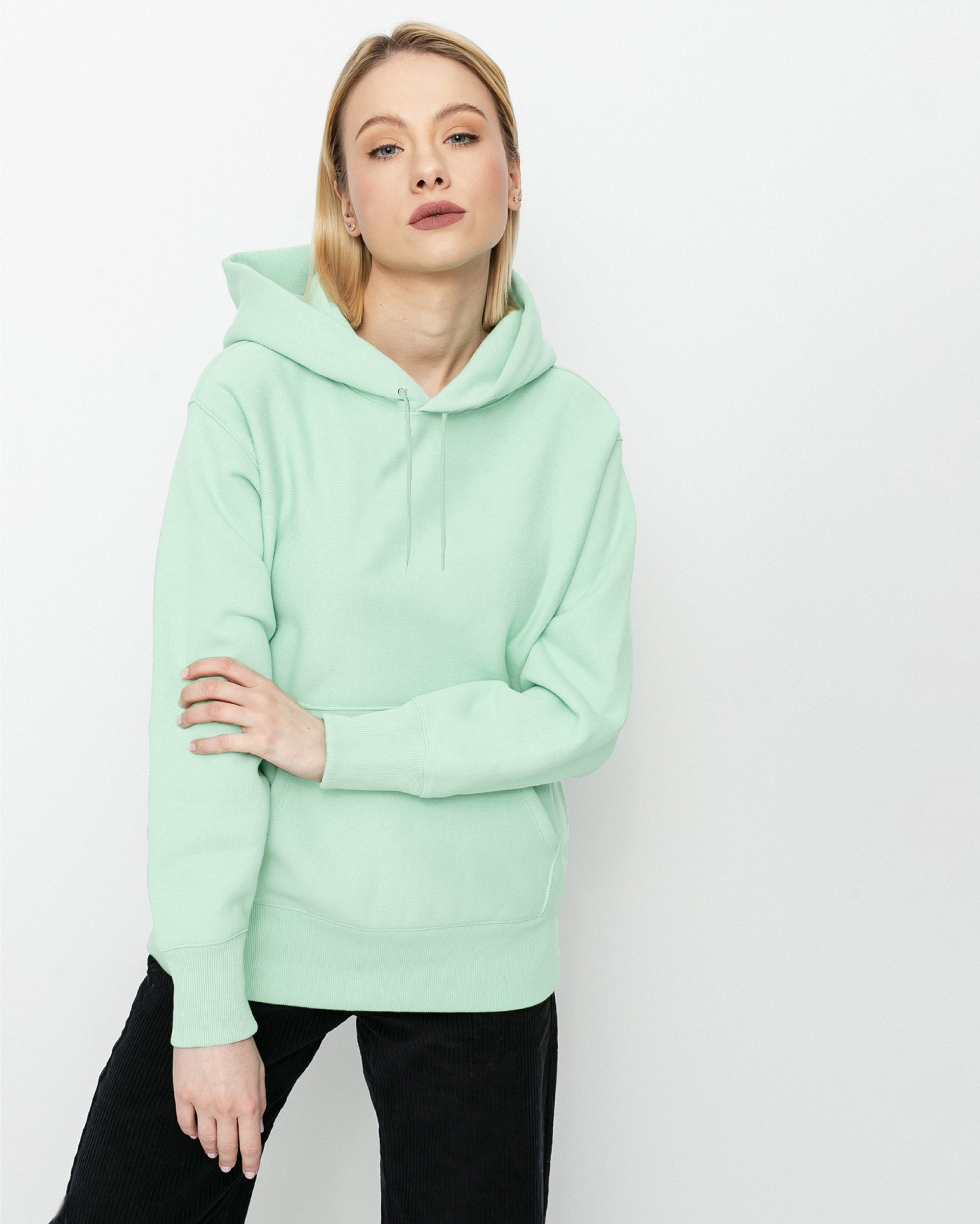 Sudadera verde fashion agua