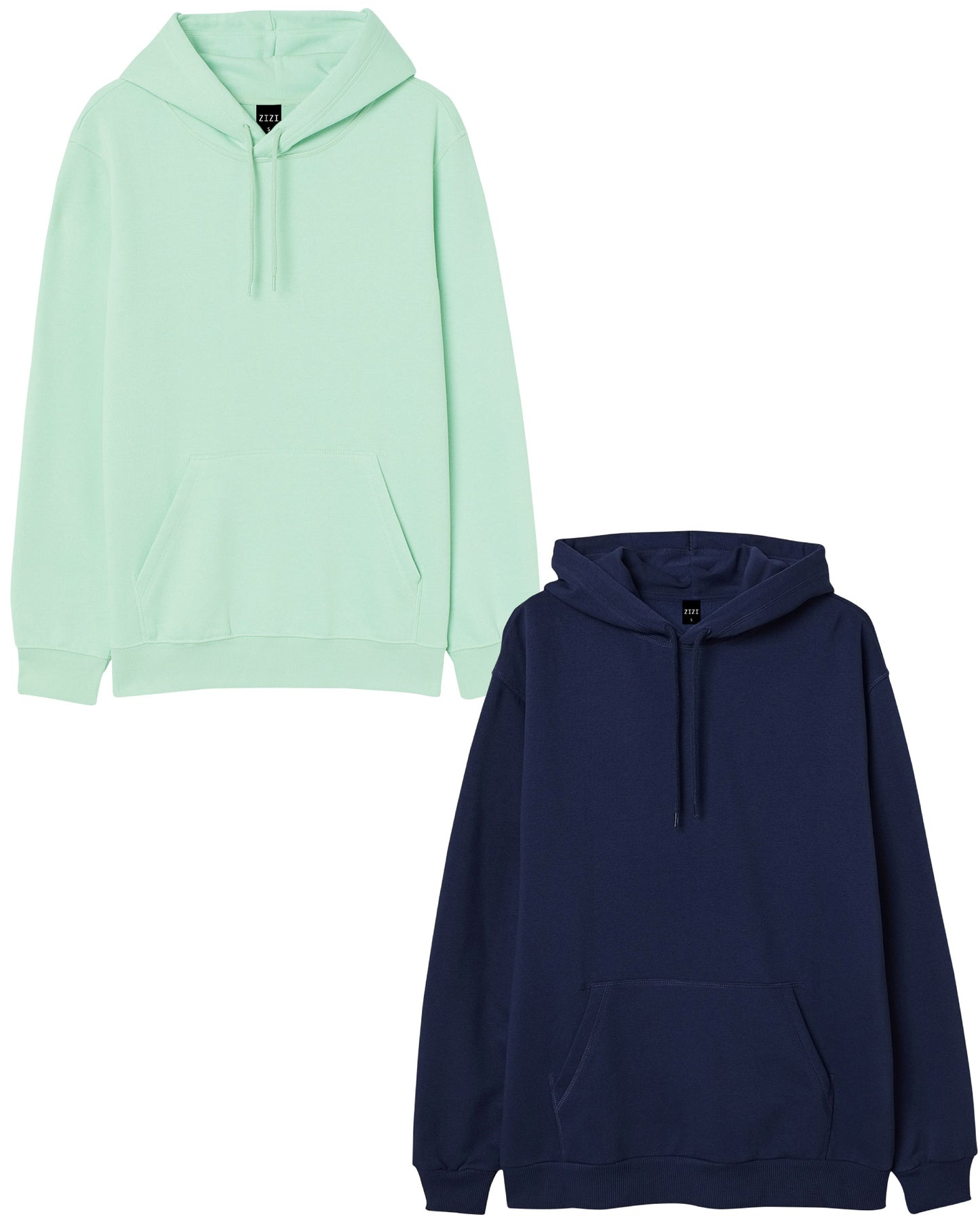 CONJUNTO NEW YORK (HOODIE VERDE AGUA + HOODIE AZUL REAL)