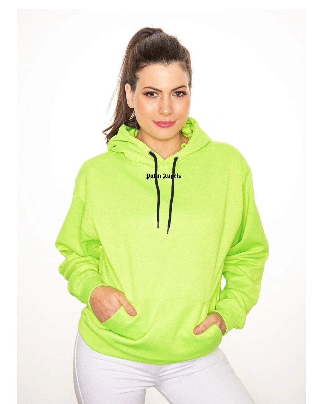 Palm angels 2024 neon hoodie